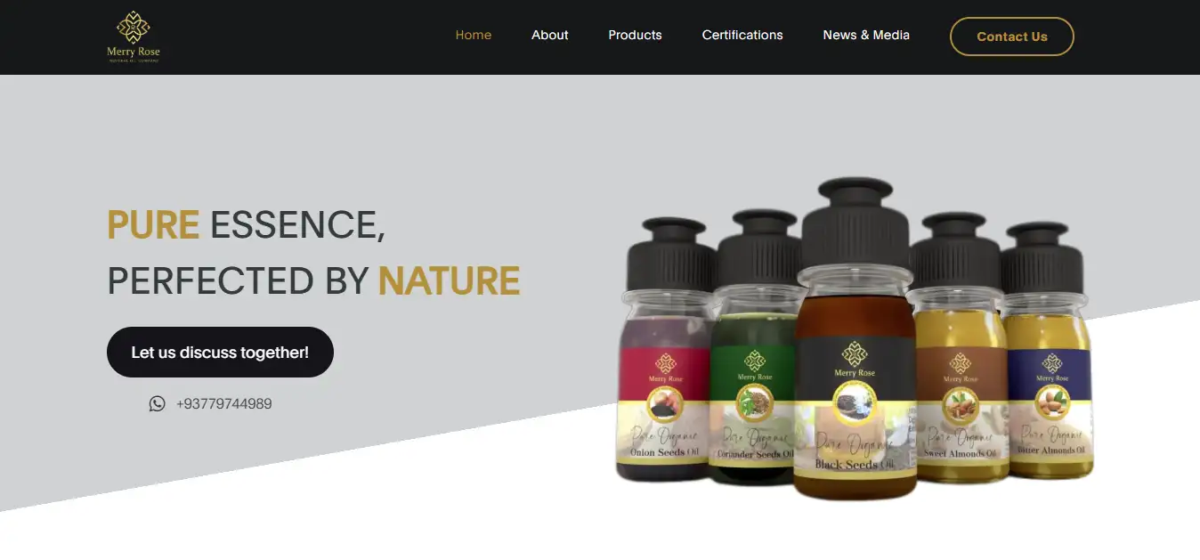 Website for MerryRose